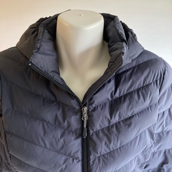 New 32 Degrees Navy Polyester Hooded Puffer Jacket size S - Picture 3 of 12